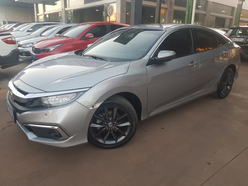 Imagem 1 de 12 de Honda Civic Exl 2.0 Automatico Flex 2020/2021 Cinza Completo
