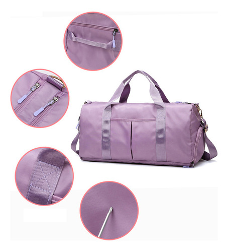 Bolsa Deportiva Con Bolsillo Húmedo Y Compartimento Para Zap
