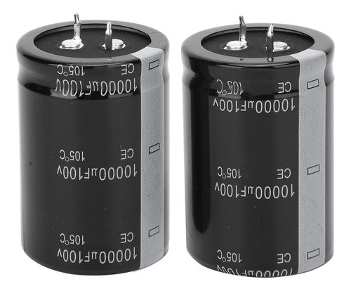 Condensador Electrolítico 10000uf 100v, 2 Piezas, 35x50 Mm R