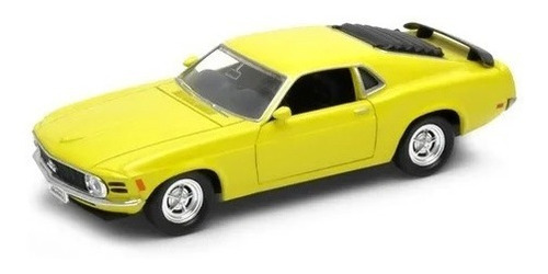 Welly 1:34 1970 Ford Mustang Boss 302 Amarillo 49767cw E.f