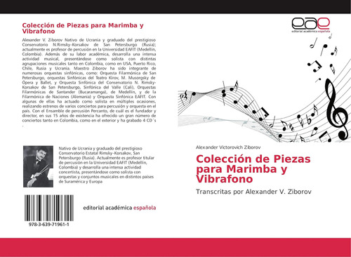 Libro: Colección De Piezas Para Marimba Y Vibrafono: Transcr