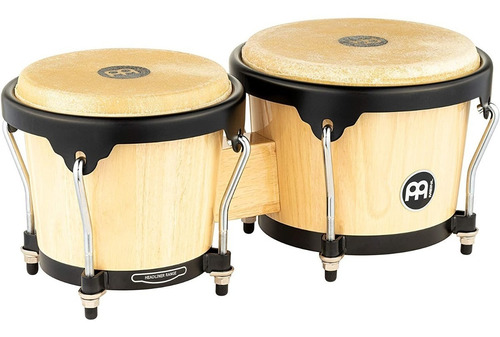 Meinl Hb-100 Nat Bongos Madera 6 3/4 Y 8 Pulgadas Percusión