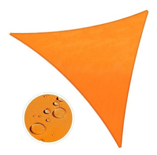Toldo Vela Triangular Tnsado Jardín Playa Impermeabl Camping