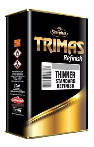 Thinner Standard Diluyente Pintura Sintetico Sinteplast 4l