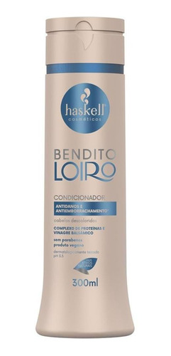 Condicionador Haskell Bendito Loiro 300ml Antiemborrachament