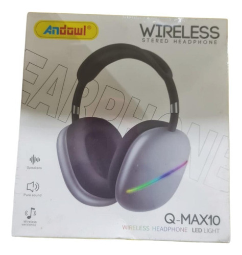 Audifono Cancelación Ruido Inalambricos Max10 Bluetooth Rgb