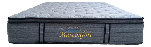 Colchon Matrimonial Ortopedico Hibrido Memory Resortes 30cm