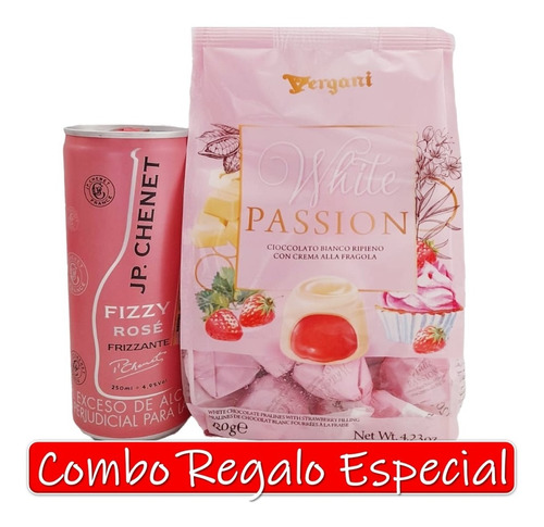 Combo Regalo  Vino  Jp Chenet Fizzy - Chocolates Vergani