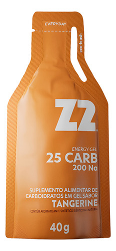Energy Gel Z2 25g Carbo Tangerine Z2 Foods (05 Un 40g)