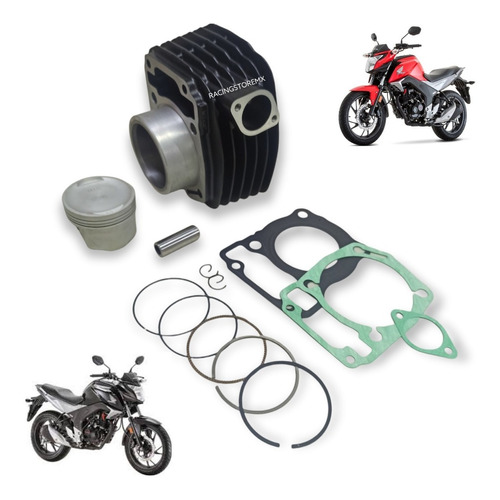 Kit De Cilindro Completo Honda Cb160f Cbf160 Alta Calidad 