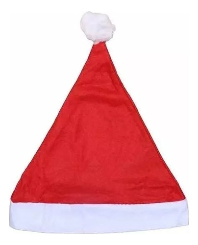 12 Gorros Navideños Santa Claus Rojo Posadas Navidad Mayoreo