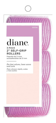 Rodillos Diane D3724 Self Grip, Púrpura