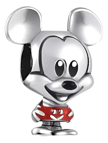 Berloque Charm Baby Mickey Banho Prata