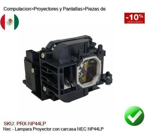 Lampara Proyector Con Carcasa Nec Np44lp 