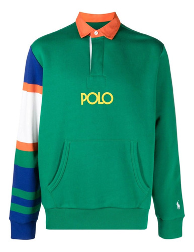 Sudadera Polo Ralph Lauren Colourblock Rugby Sweatshirt Mens