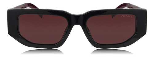 Prada Spr 09zs 11f-08s Square Shape Red Black (Usado)
