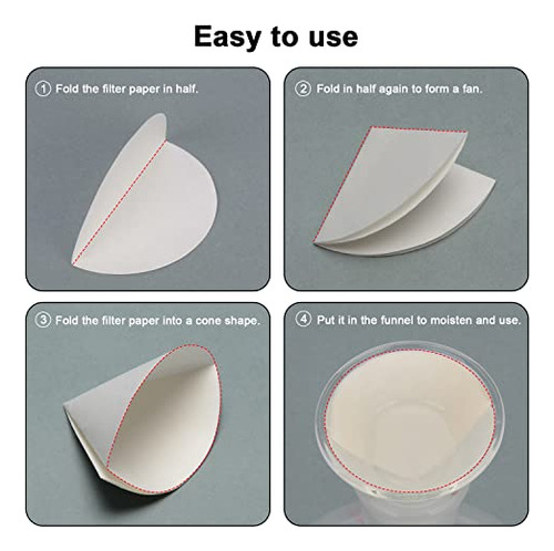 Qualitative Filter Paper Circles, 74mm Diameter Cellulo...