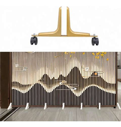 Pantalla De Privacidad Protector Holder Divisor Room Oro
