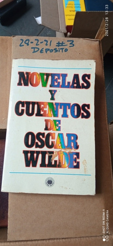 Libro Novelas Y Cuentos De Óscar Wilde