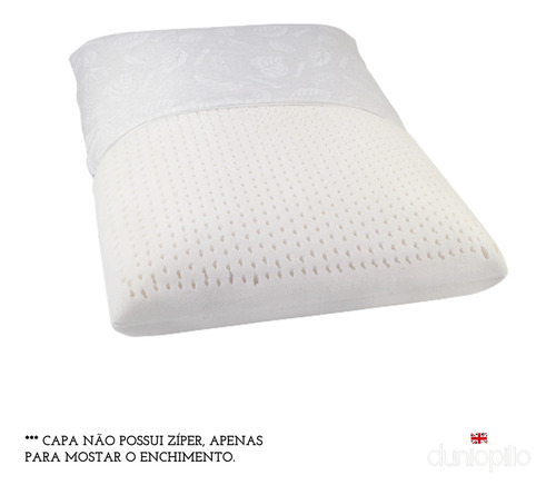 Travesseiro Dunlopillo Basic Soft 15cm 100% Látex Talalay