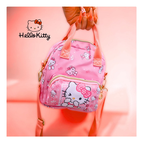 2 Bolso De Mano Hombro Dos Compartimentos Kitty/kuromi