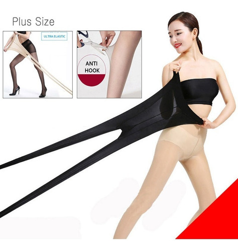 Medias Super Elásticas De Talla Grande Para Mujer Medias De