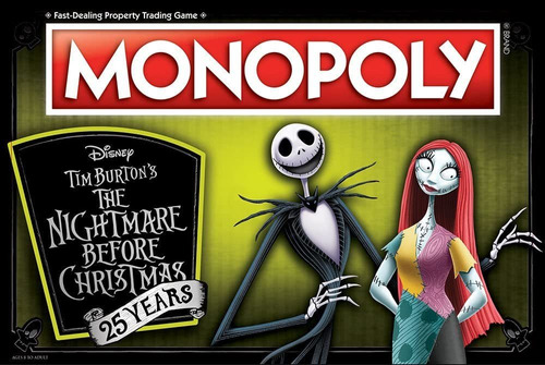 Monopoly Disney Nightmare Before Christmas  Años Juego...
