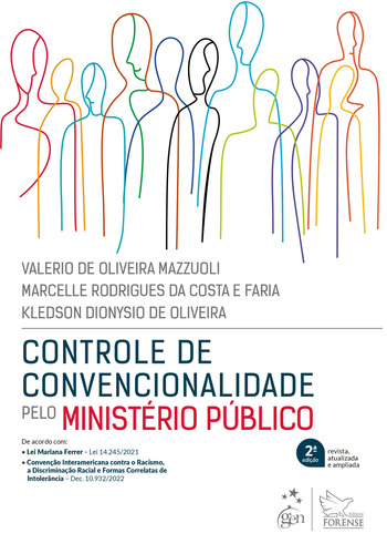 Controle de Convencionalidade pelo Ministério Público, de Mazzuoli, Valerio de Oliveira. Editora Forense Ltda., capa mole em português, 2022