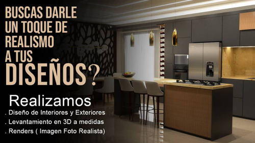 Levantamiento Y Renders 3d, Modelado En Sketchup Y V-ray 