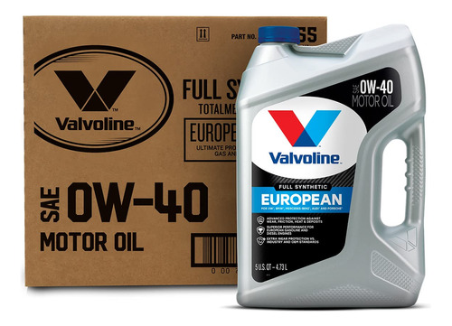 Valvoline European Vehículo Full Sintético Sae 0w-40 Aceite