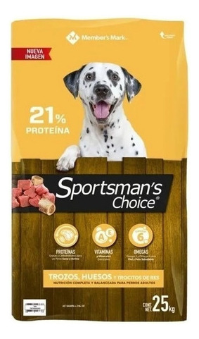 Alimento Para Perro Sportsman's Choice Trozos Y Huesos -25kg