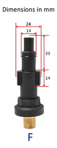 3 X 1/4 Pulgadas Adaptador De Lavadora A Presión Hasta