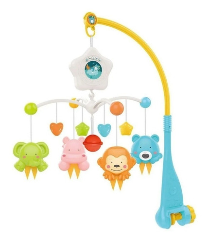 Móvil Musical Didáctico Para Cuna Bebe Y Practicuna