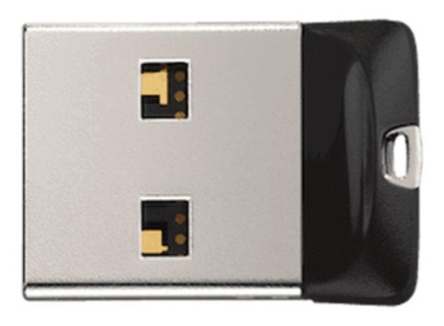 Imagen 1 de 3 de Memoria USB SanDisk Cruzer Fit 64GB 2.0 negro