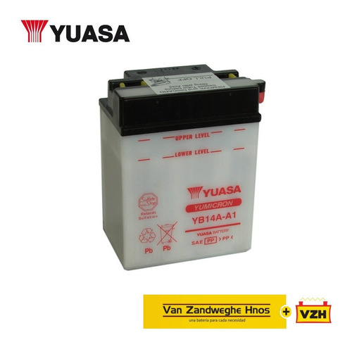 Imagen 1 de 1 de Bateria Yuasa Moto Yb14a-a1