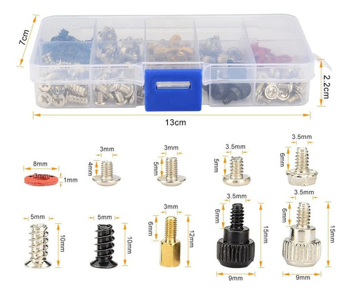 Kit De Tornillos De Computadora Para Placa Madre, 228 Piezas