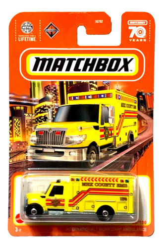 Matchbox International Workstar Ambulance #38 2023