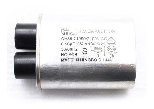 Capacitor Alta Microondas Repuesto  2100v  0.90mf  0.90uf