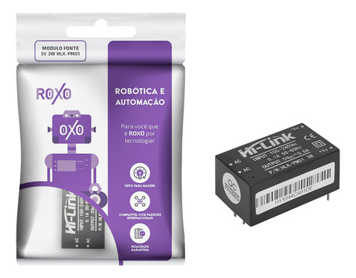 Mini Fonte Hi-link Hlk-pm01 100~240vac Para 5v Dc 600ma 3w