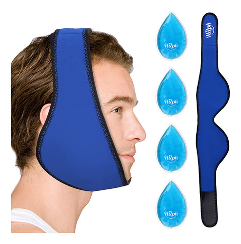 Hilph Jaw Ice Pack Reutilizable Para Dientes Del Sabidura, E