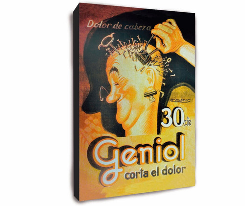 Cuadro De Publicidades Antiguas Vintage Geniol - Bayer Etc. 