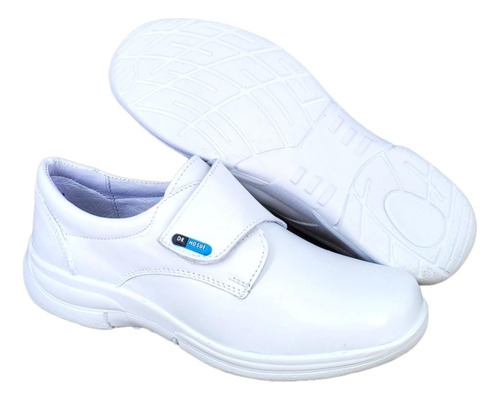 Zapato Tenis Blanco Piel Ultraligero Estudiantes Enfermera