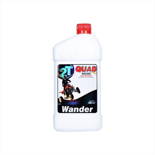 Aceite Competición 2t Sintético Cuatriciclo Wander X 1 Lt