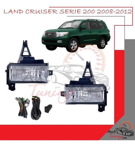 Halogenos Toyota Land Cruiser Serie 200 2008-2012