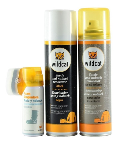 Kit Protector Total Ante Y Nobuck Wildcat 3 Piezas