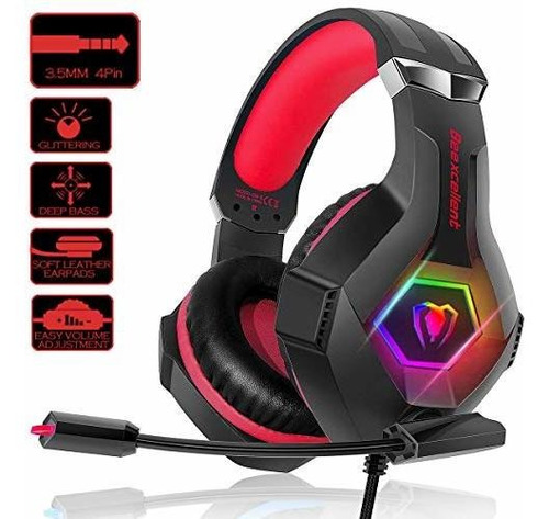 Svyhuok - Auriculares Para Juegos De Ps4 Xbox Con Micrófono