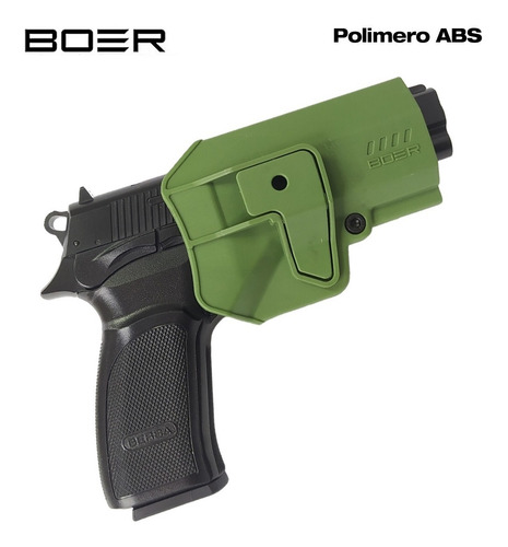 Imagen 5 de 10 de Funda Pistolera Boer Nivel 2 Ucpro Bo7c - Lisa