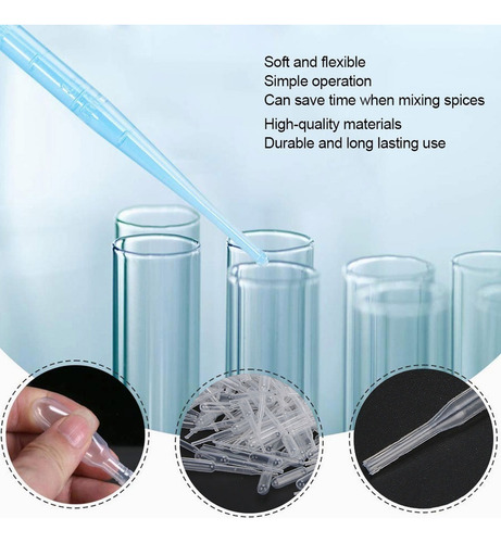 Imagen 4 de 5 de 1000 Pipetas Desechables De Transferencia De Plástico Calib