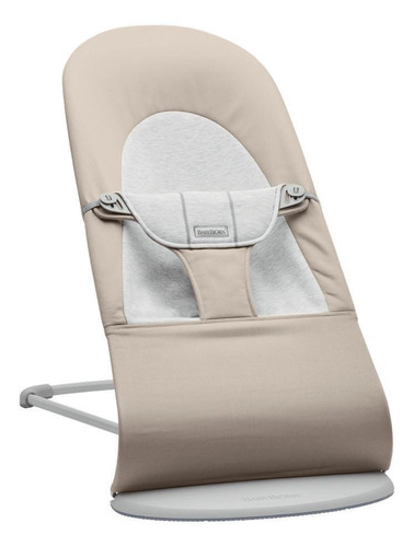 Silla mecedora para bebé BabyBjörn Balance Soft beige/gris