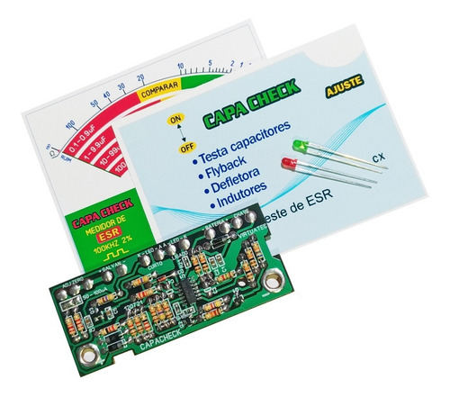 Imagem 1 de 4 de Capamiter Capacheck Medidor De Esr Analogico - Fenolite